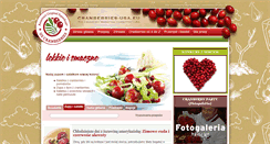 Desktop Screenshot of cranberries-usa.pl